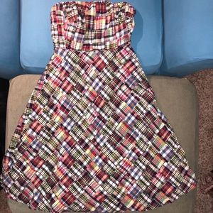 JCrew Strapless Summer Dress